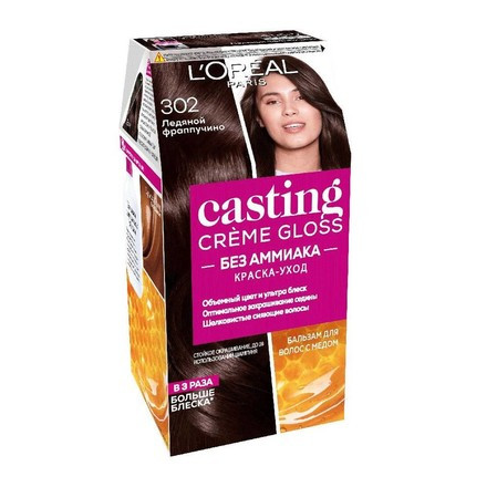 L'Oreal Paris Casting Creme Gloss краска уход для волос 302 ледяной фраппе