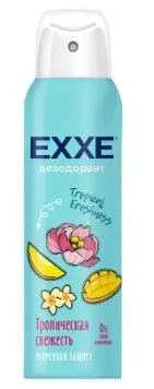 EXXE женский дезодорант тропическая свежесть 150 мл спрей