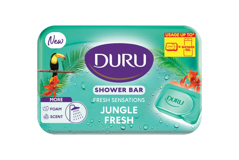 Duru fresh sensations мыло для душа тропический лес 150 гр