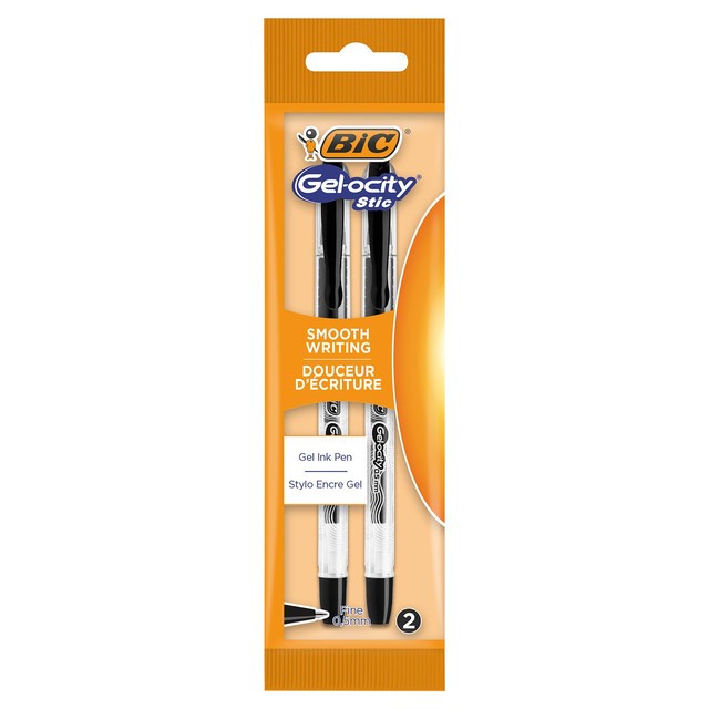 BIC Ручка  'Джелосити Стик', 0.5 мм, черн,(пак. 2шт)