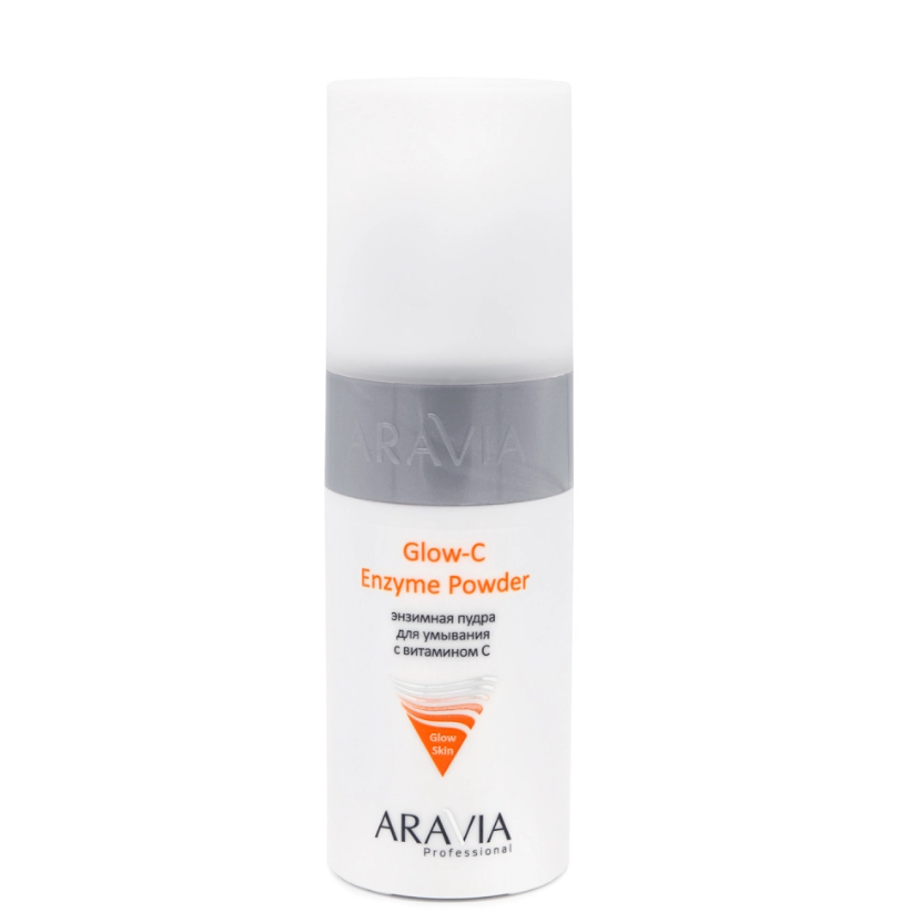 Aravia Professional энзимная пудра для умывания с витамином c glow c enzyme powder 150 мл