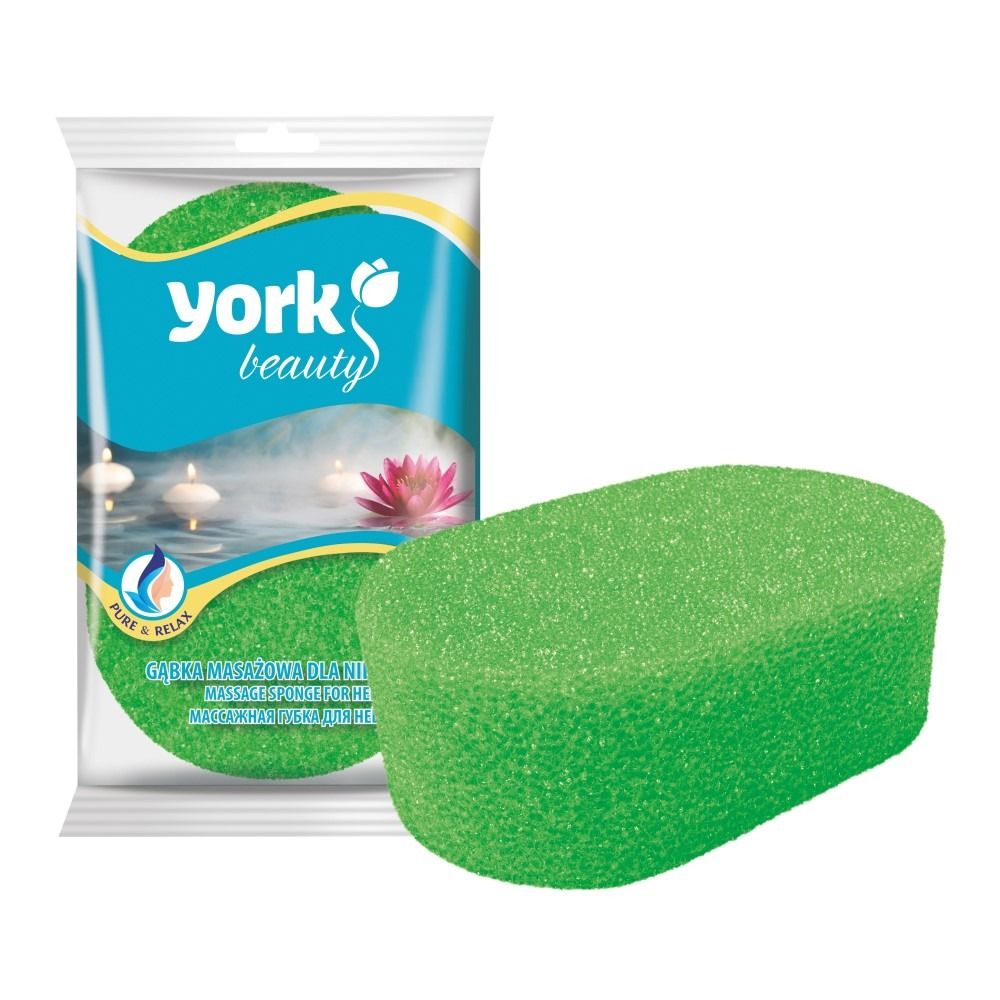 York губка для тела для неё 1 шт