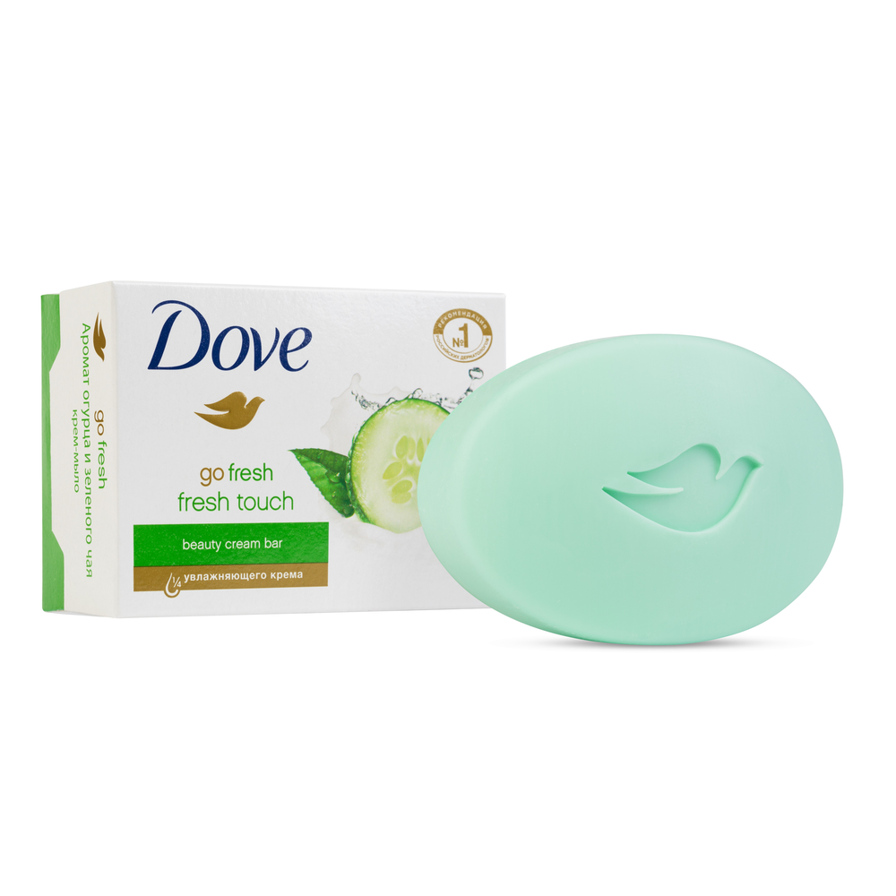 Dove крем мыло cream bar refreshing прикосновение свежести 135 гр стикер