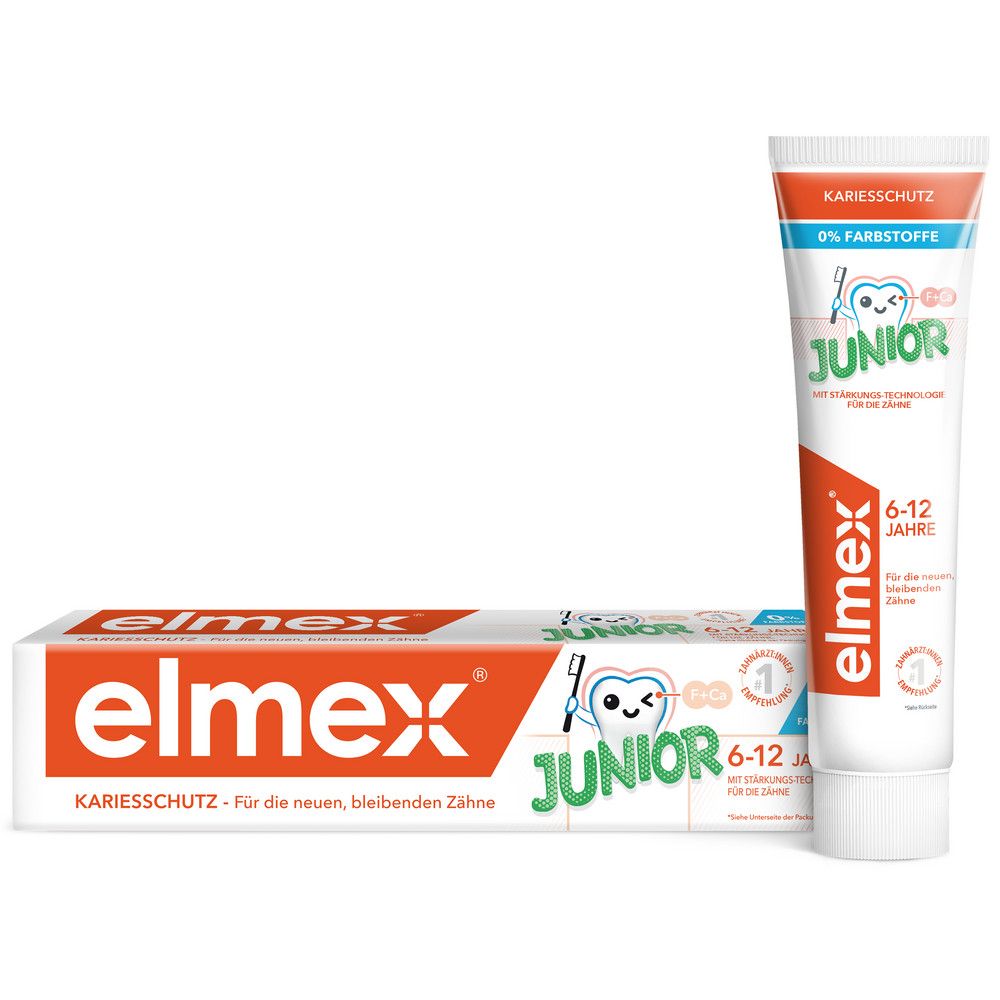 Elmex junior зубная паста для детей 6-12 лет 75 мл