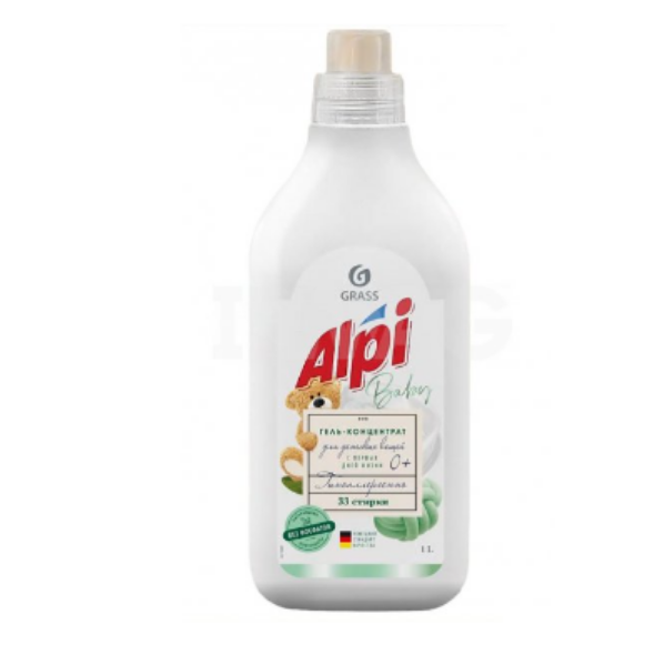 GraSS концентрированное жидкое средство для стирки alpi sensetive gel флакон 1л