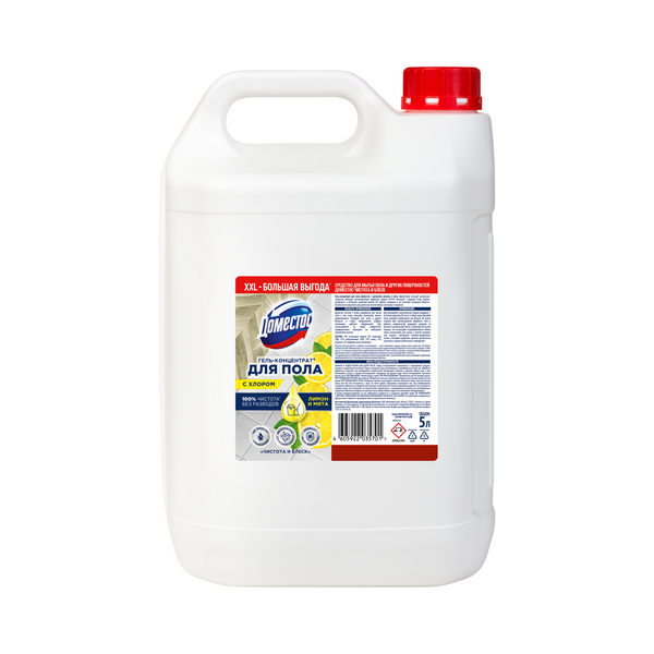 Доместос гель концентрат для пола лимон и мята 5 л