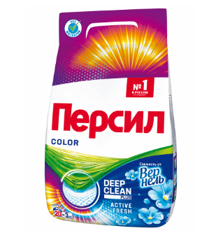 Персил color стиральный порошок 360° свежесть от vernel 3 кг
