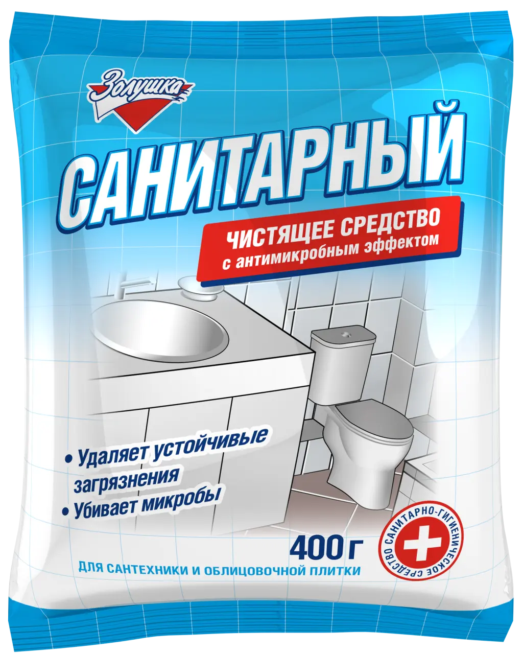 Золушка санитарный чистящее средство с антимикр эффектом 400 г