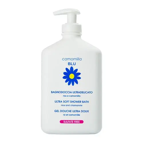 Camomilla Blu гель для душа с рисом и ромашкой для взрослых и детей 0+ ultra soft and 500 мл