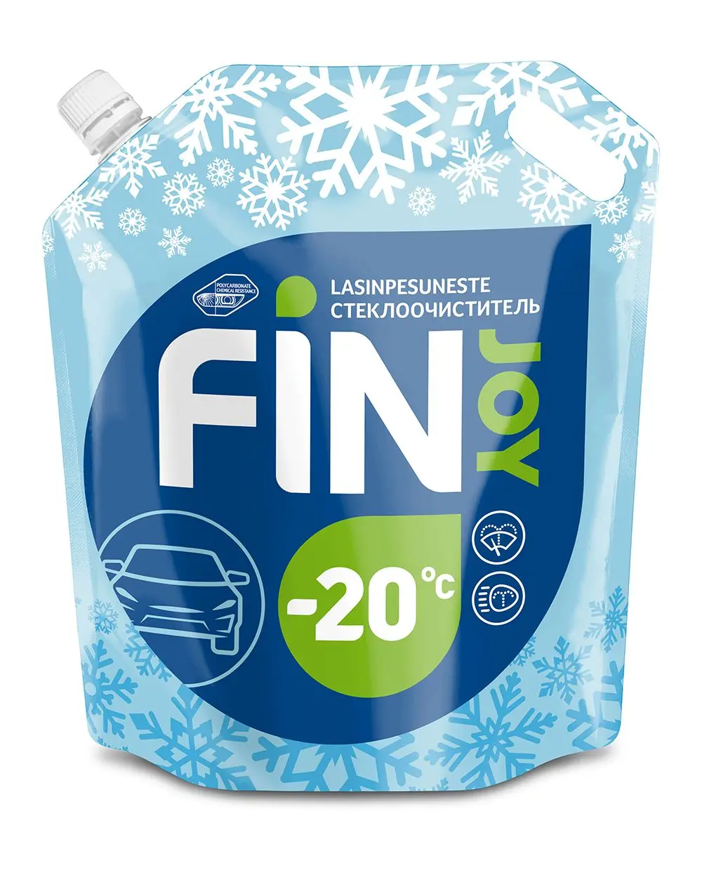 FinJoy автоочиститель стёкол cherry -20° C 3.5 л дой пак