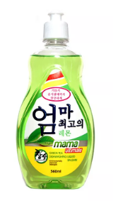 Япония мама бальзам для мытья посуды зеленый чай 560 мл