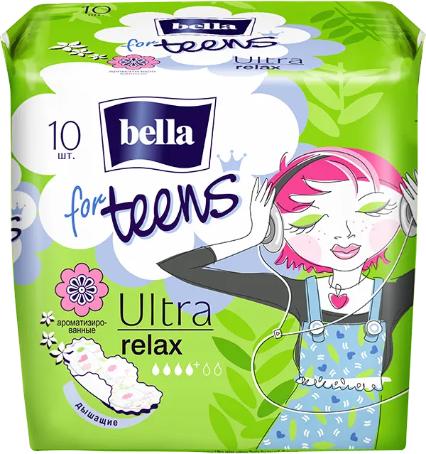 Прокладки гигиенические супертонкие BELLA FOR Relax, 10шт