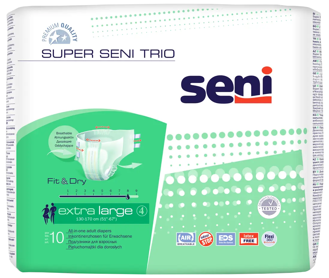 Подгузники BELLA SUPER SENI TRIO по 10 шт
