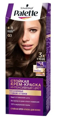 Palette крем краска для волос золотистый трюфель 4.5