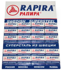 РАПИРА лезвия Суперсталь на карте 20*5шт