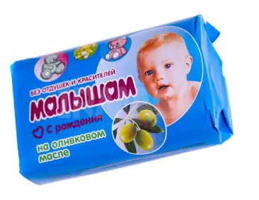 ВЕСНА Туалетное мыло Малышам с оливковым маслом, 90 г.