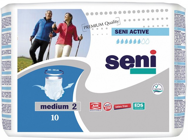 Трусы впитывающие для взрослых BELLA SENI ACTIVE: Medium  по 10 шт