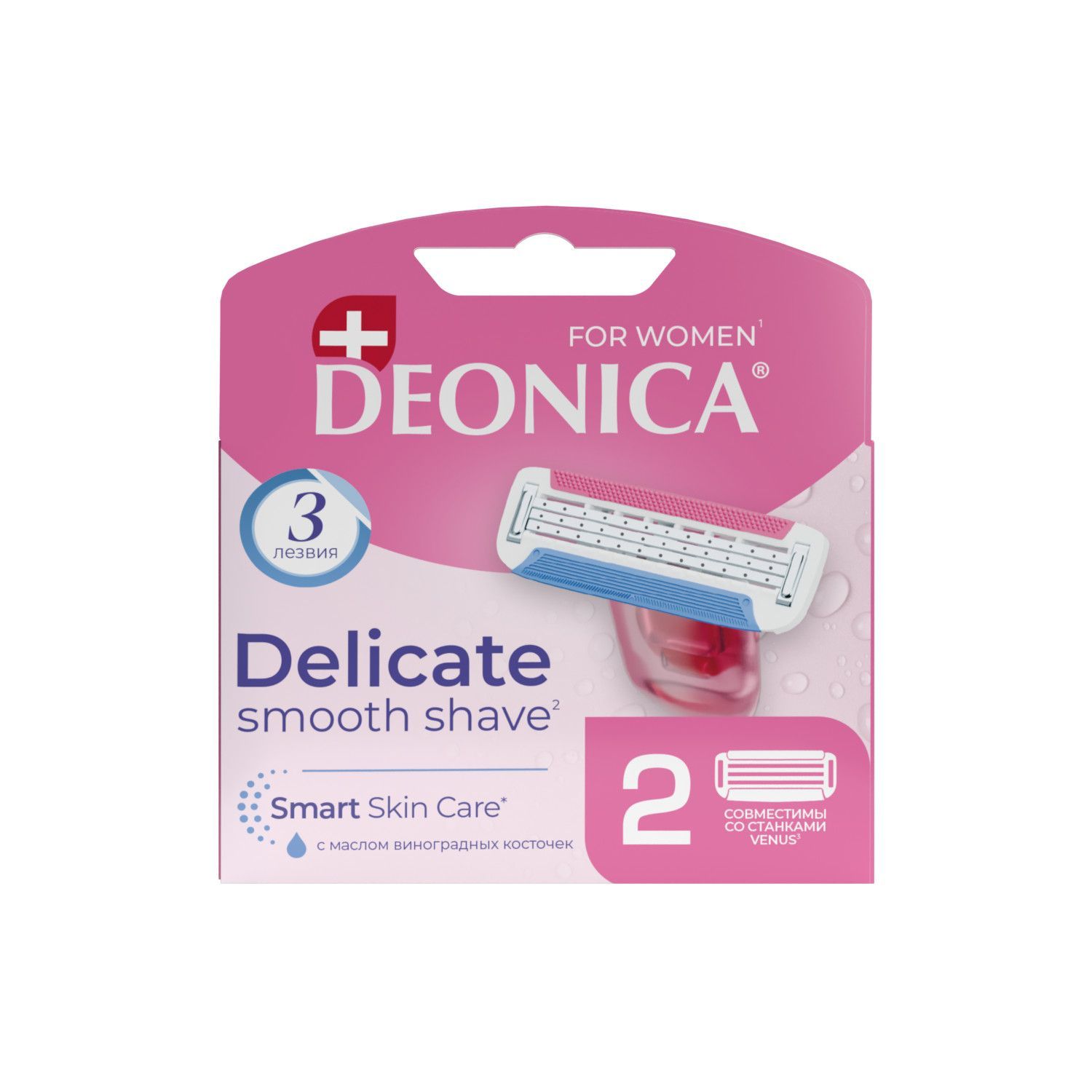 Deonica 3 for women сменные кассеты 2 шт