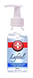 Lafitel гель для рук антисептический с дозатором 100мл