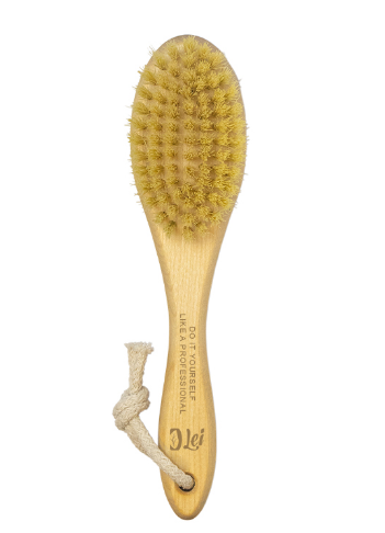 Lei массажная щетка для сухого массажа тампико с покрытием 685000