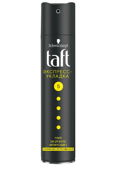 Taft power лак экспресс укладка мегафиксация 225 мл