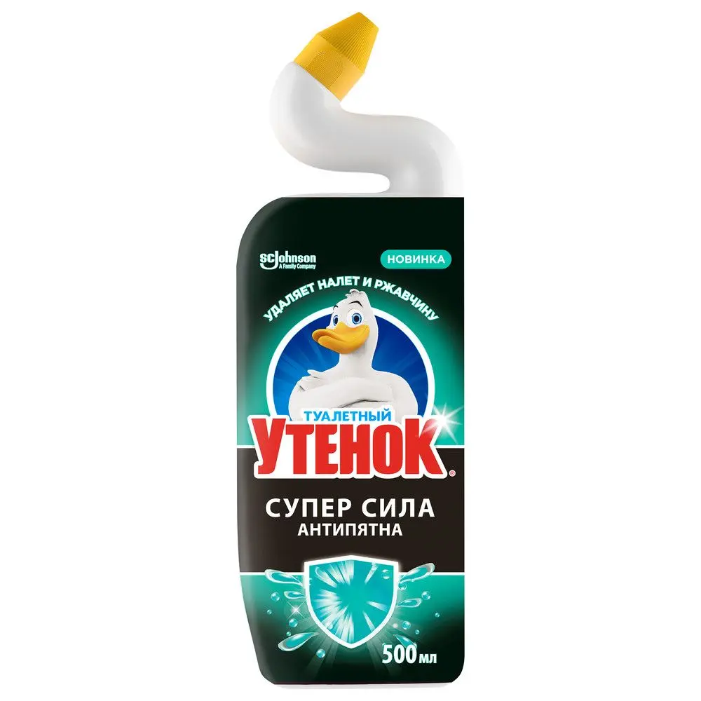 Туалетный Утенок чистящее средство для унитаза антипятна 500 мл
