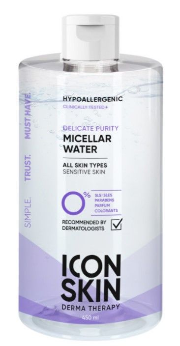 Icon Skin delicate purity очищающая мицеллярная вода 450 мл