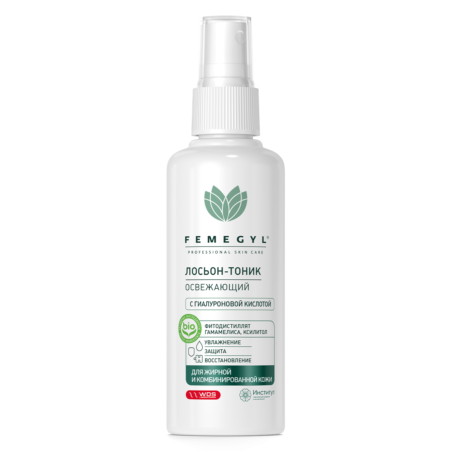 FEMEGYL освежающий лосьон тоник с гиалуроновой кислотой 100 мл