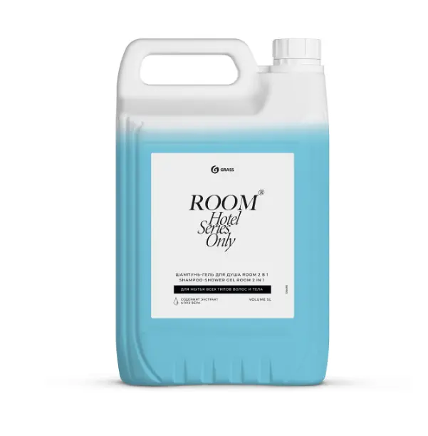 Grass шампунь гель для душа room 2 в 1 канистра 5 кг