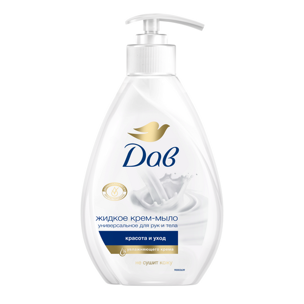 Дав крем мыло жидкое красота и уход 250 мл