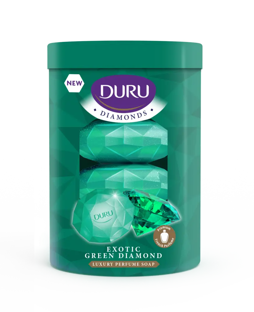 Duru diamonds туалетное мыло волшебный изумруд 360 г