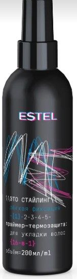 ESTEL ME это стайлинг праймер термозащита для укладки волос 16 в 1 лёгкая фиксация 200 мл