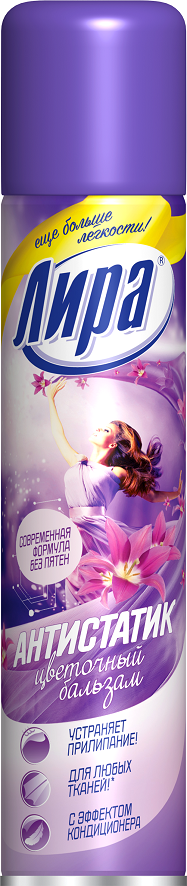 Лира антистатик цветочный бальзам 200 мл