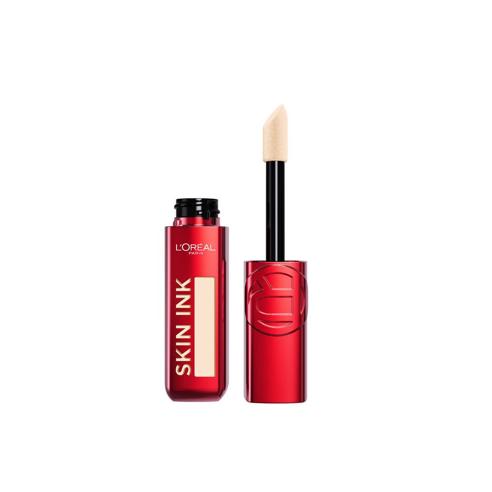 L'Oreal Paris тональный крем консилер 2 в1 Infaillible skin Ink тон 15 light neutral