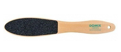 Domix терка абразивная педикюрная фигурная двусторонняя дерево