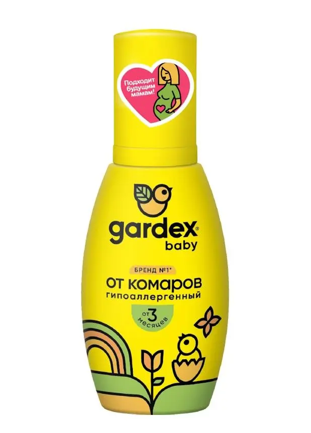 Gardex baby детский спрей от комаров от 3 х месяцев 75 мл
