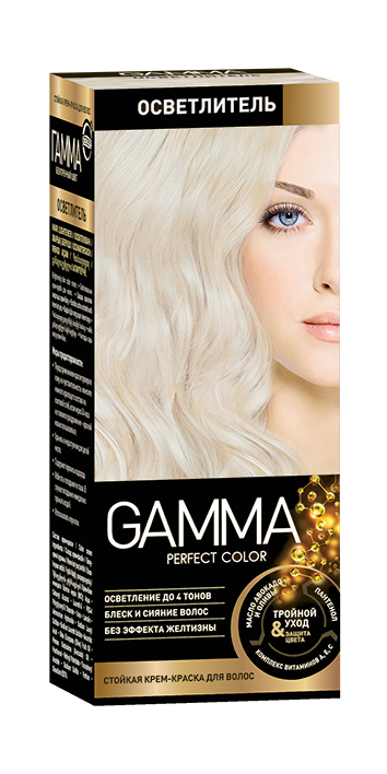 Gamma Perfect Hair крем краска для волос осветлитель