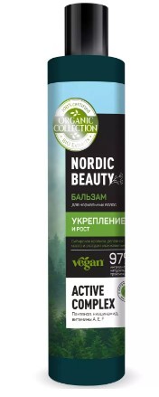 ORGANIC COLLECTION бальзам для нормальных волос укрепление и рост флакон дисктоп 400мл