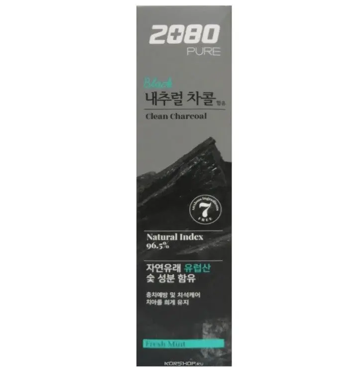 2080 Clinic зубная паста уголь и мята 120 г