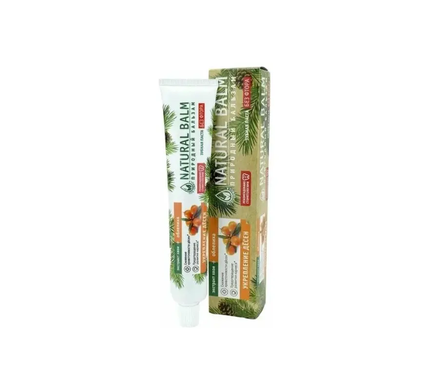 Природный бальзам профилактическая зубная паста natural форте комплексная защита зубов и дёсен 100 г
