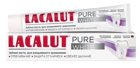 Лакалют зубная паста pure white зубная паста 75мл