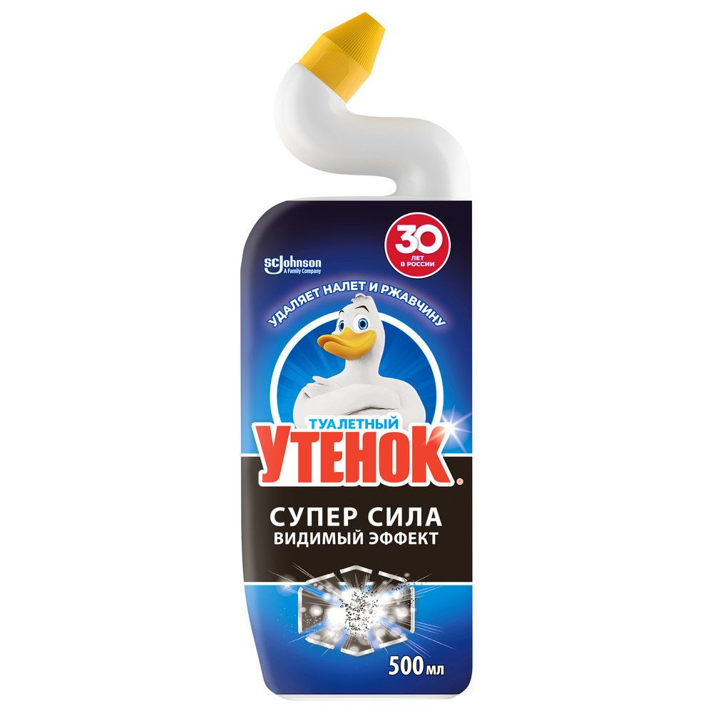 Туалетный Утенок чистящее средство для унитаза видимый эффект 500 мл