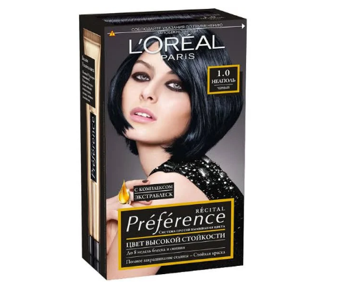 L'oreal Preference краска для волос 1.0 неаполь черный