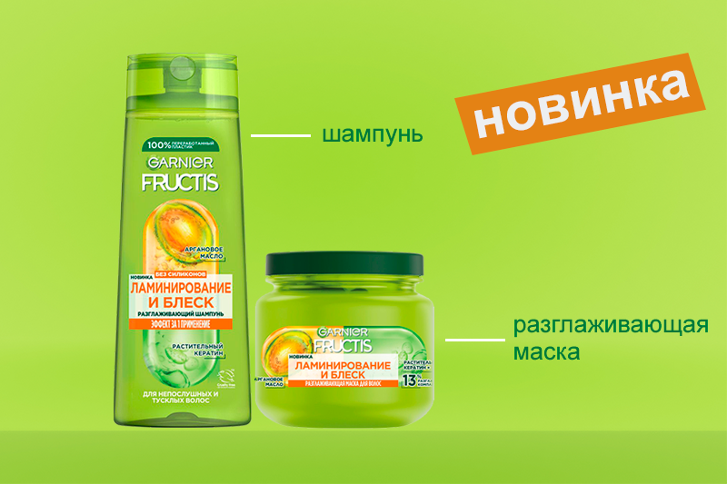 Новинки от бренда Garnier Fructis