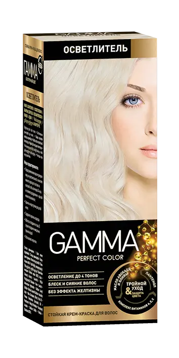 Gamma Perfect Hair крем краска для волос осветлитель