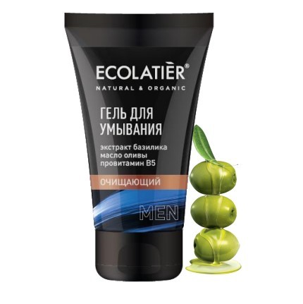 Ecolatier  Мужской гель для умывания Очищающий, 150 мл