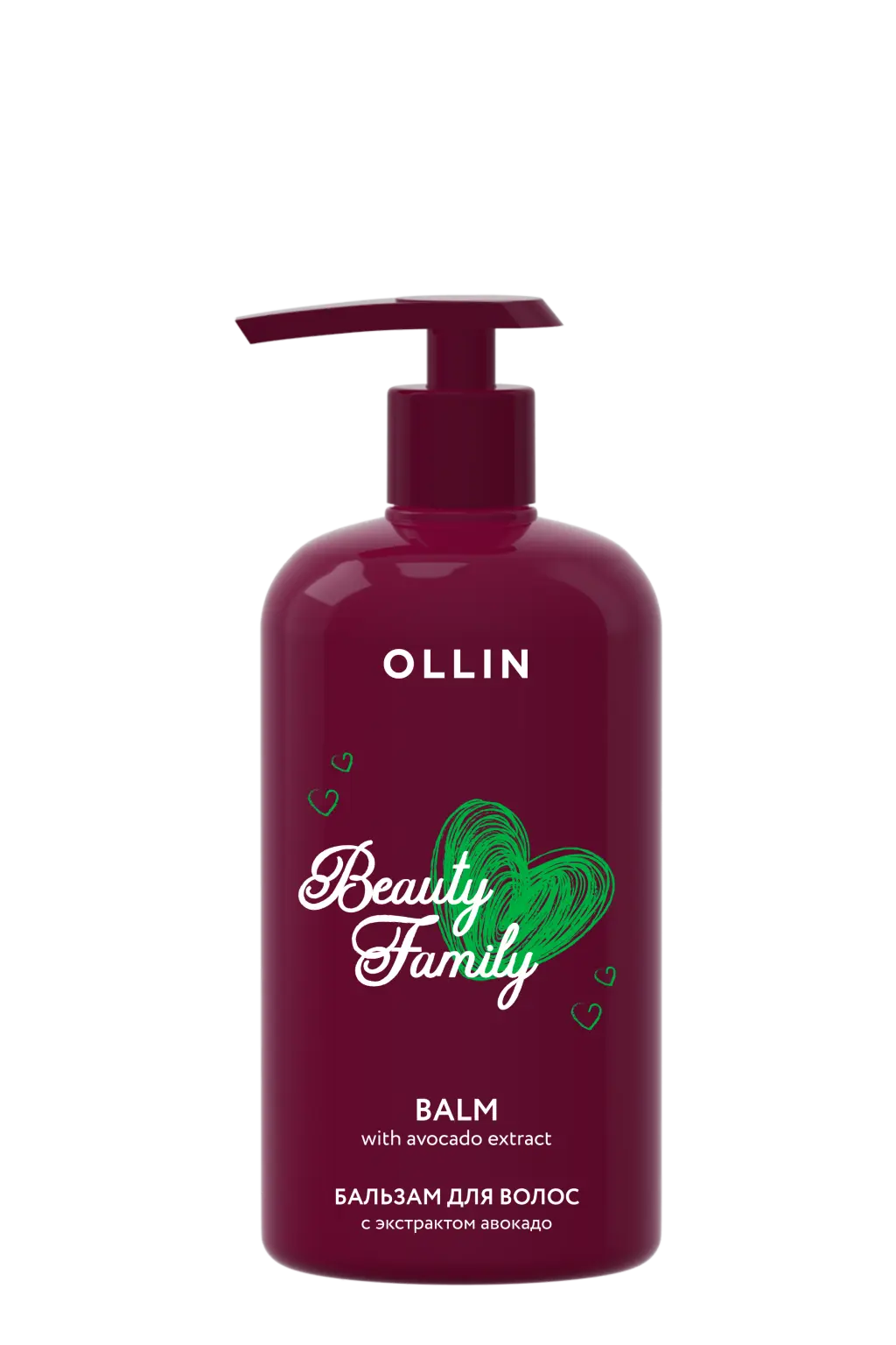 OLLIN BEAUTY бальзам для волос с экстрактом авокадо 500 мл
