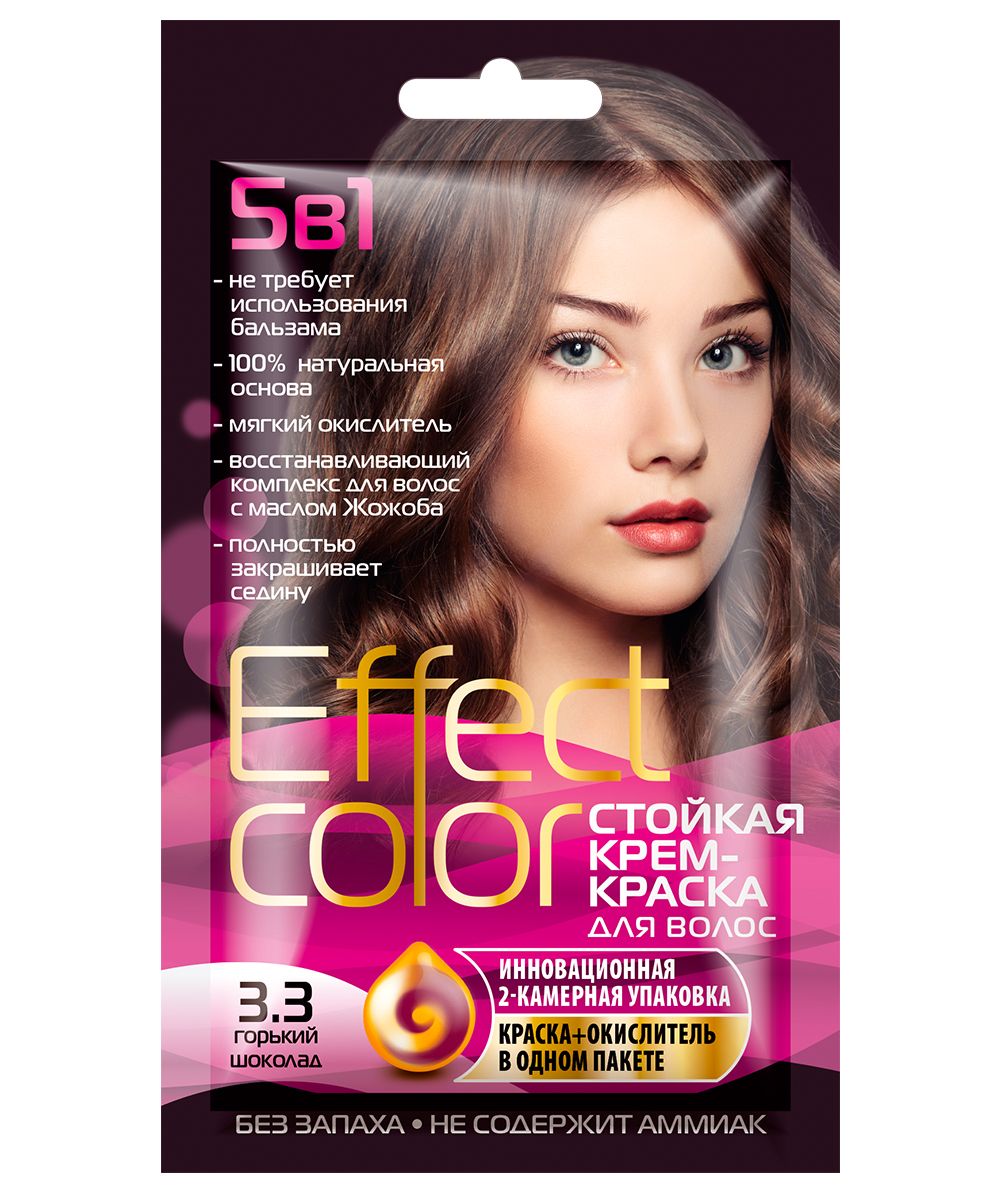 Effect Сolor краска для волос тон 3.3 горький шоколад
