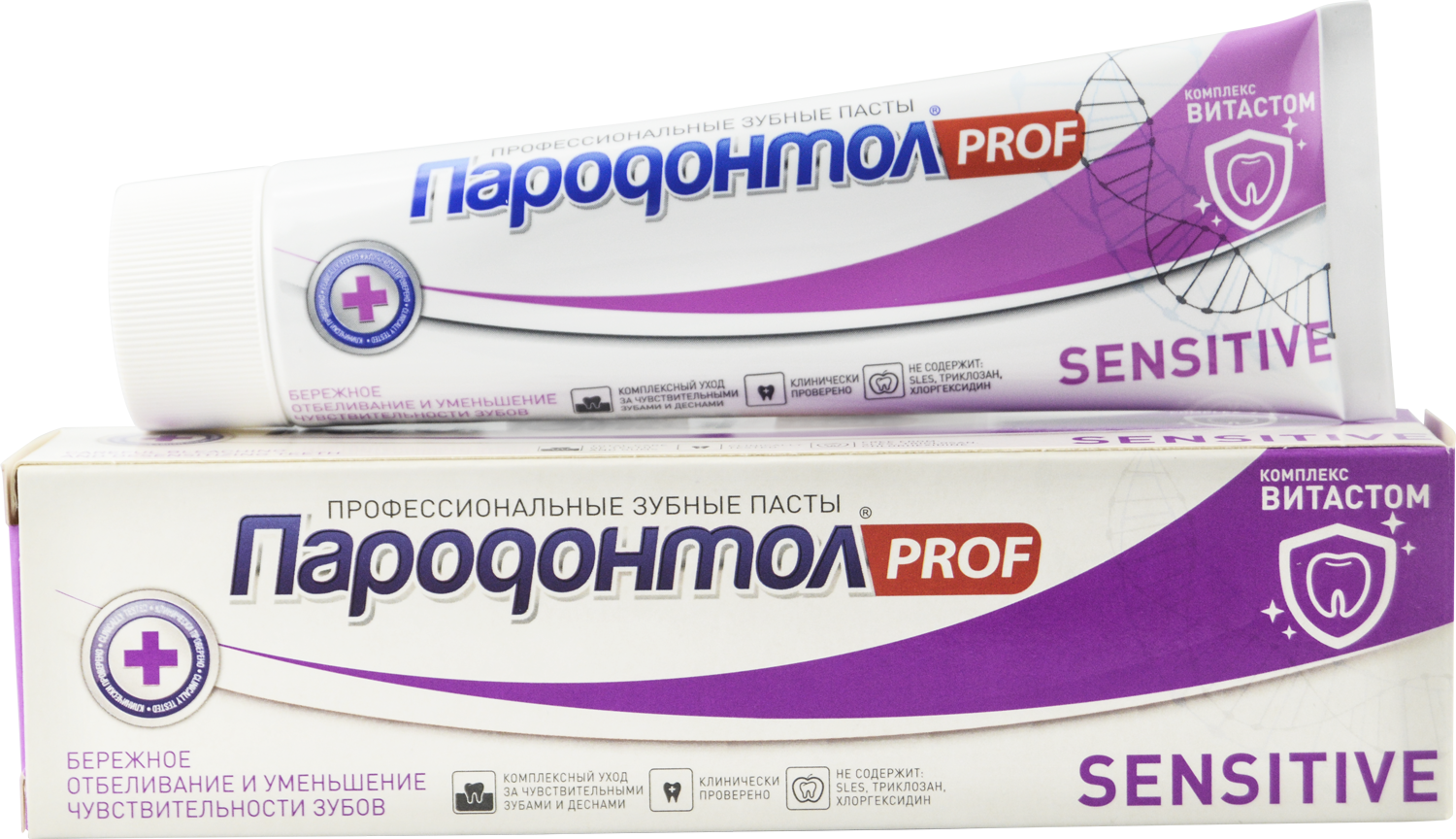 Пародонтол Prof зубная паста  sensitive 124 г