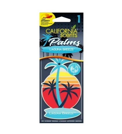 California Scents картон подвесной - пальмы Вишня Коронадо